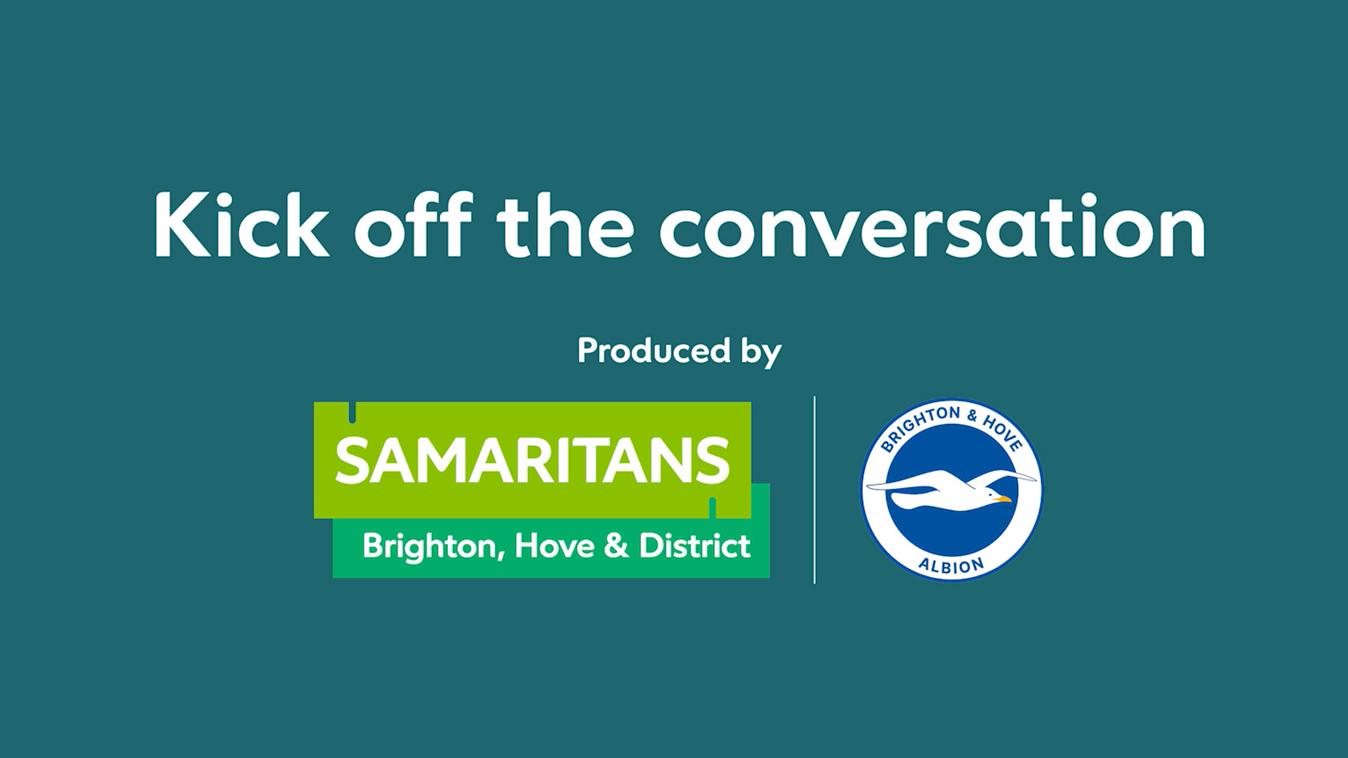 KICK OFF THE CONVERSATION
